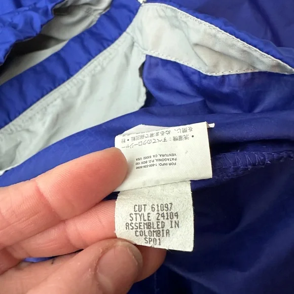 Men’s Patagonia velocity O2 windbreaker jacket - Picture 4 of 5